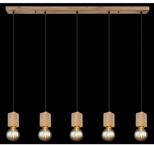 Globo 15655-5H - Lampadario a sospensione con filo ERNA 5xE27/60W/230V