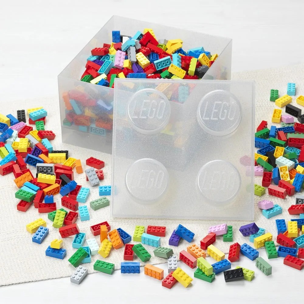 Scatola per bambini in plastica 25x25x18 cm – LEGO®
