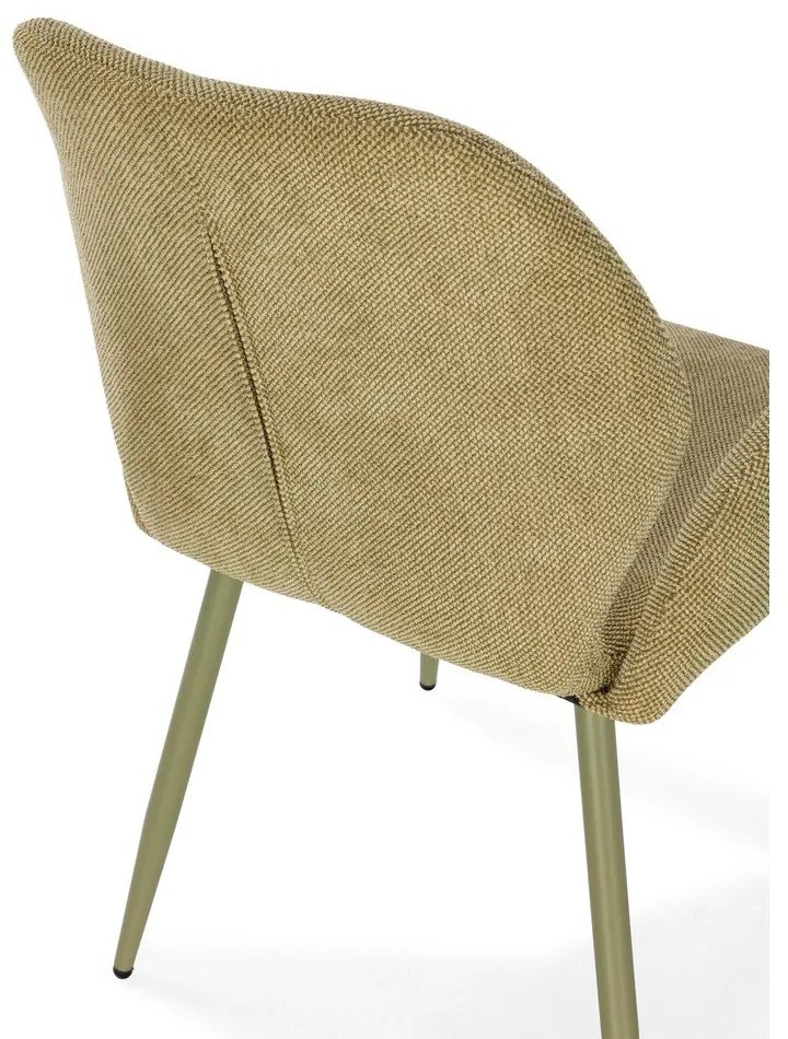 Set di sedie da pranzo verde in imbottito 2 pz Ansu – Marckeric