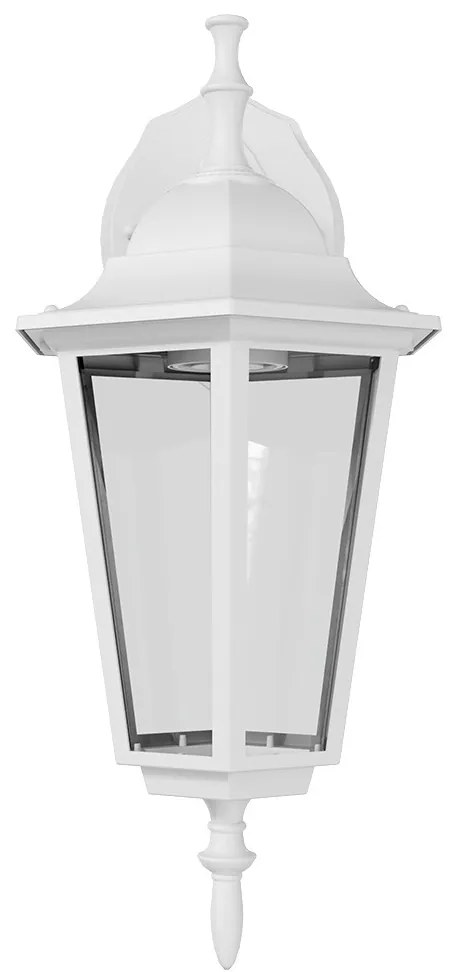Applique Lanterna da Esterno IP54 E27 Bianca - Serie TOSCA 1B