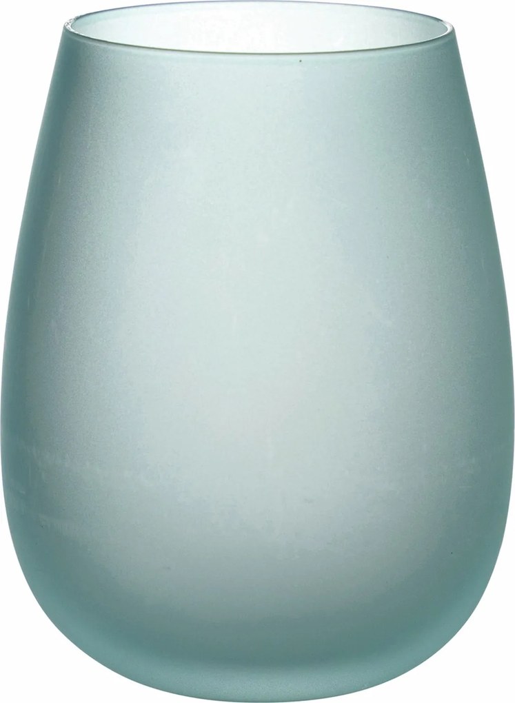 Set 6 Bicchieri Acqua Frosted in Vetro 500 ml VdE Tivoli 1996 Happy Hour...