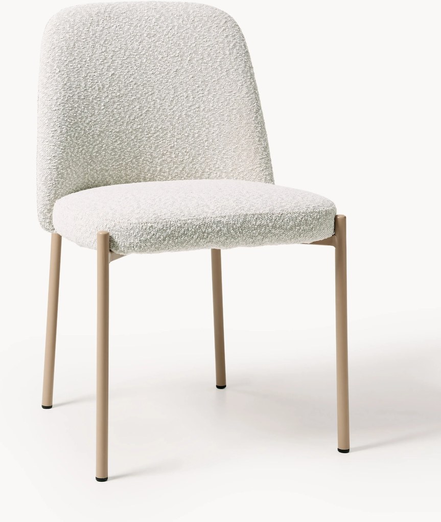 Sedia imbottita in bouclé Felicia