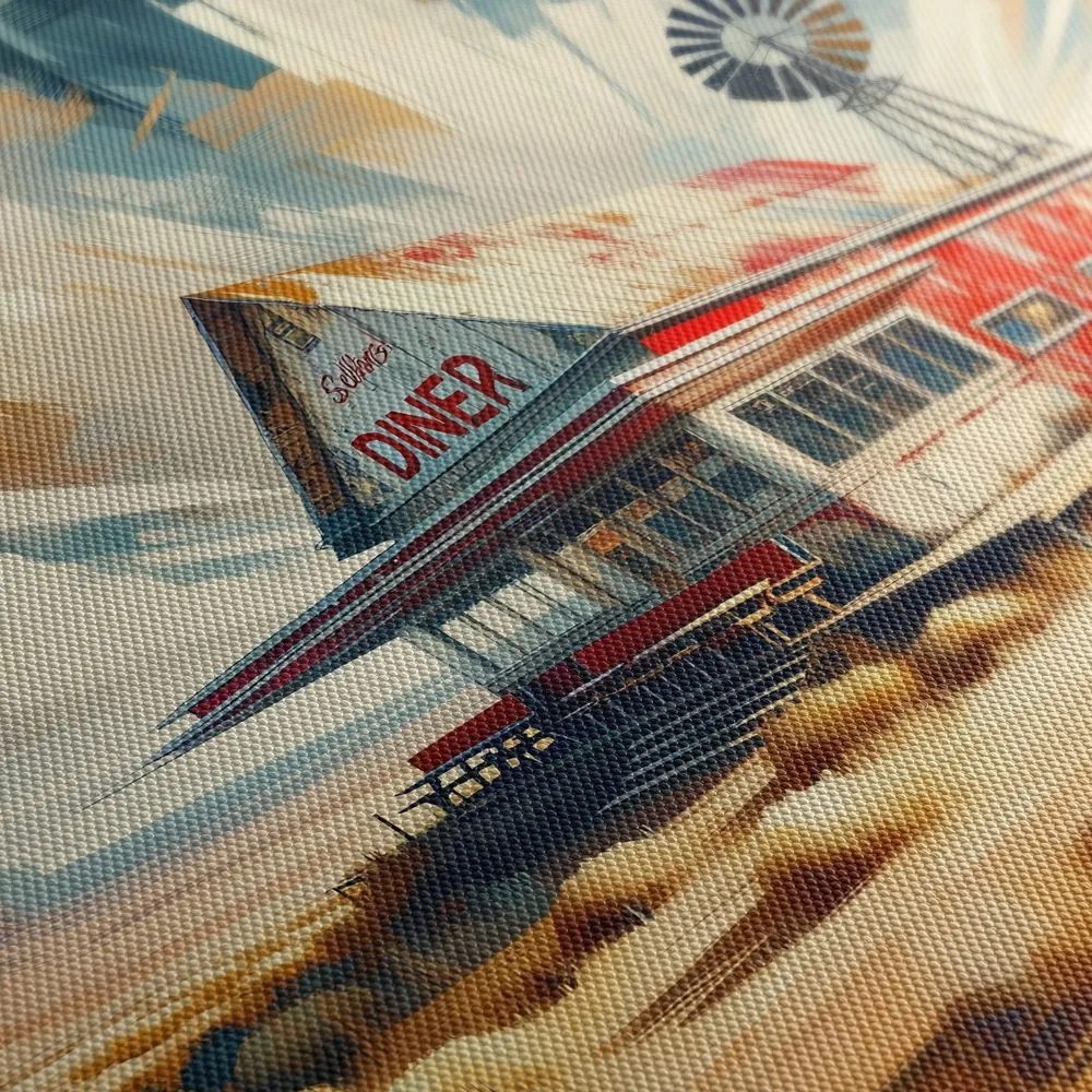 Quadro su tela – Sotto il cielo del deserto