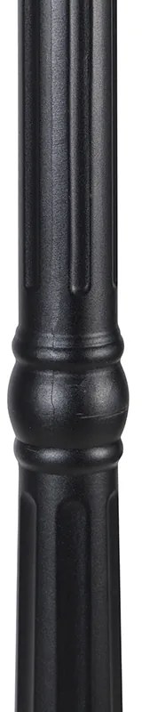 Lanterna da esterno nera 220 cm 3 luci IP44 - Havana