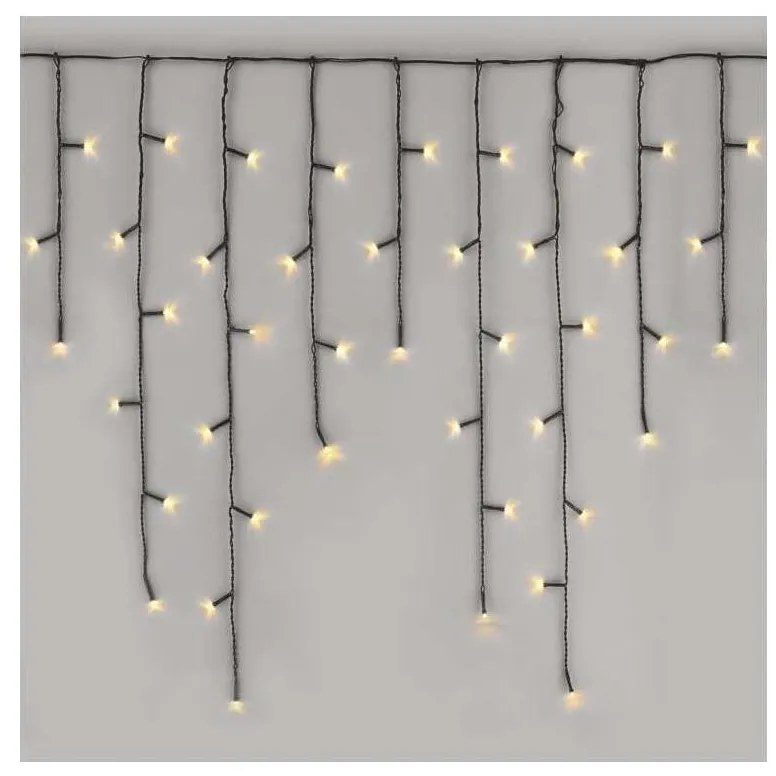 Catena LED natalizia da esterno 600xLED/8 modalità 15m IP44 bianco caldo