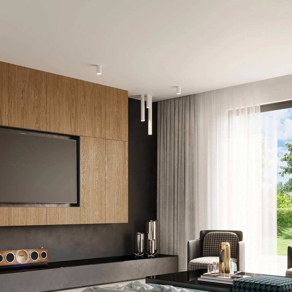 Euluna Thalassa Faretto 1 luce bianco Altezza 60 cm