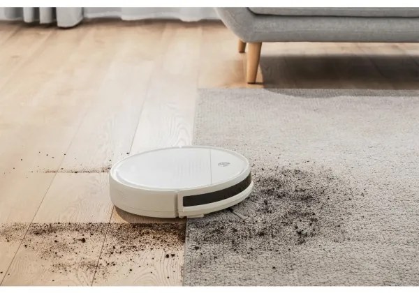 Sencor - Robot aspirapolvere 2in1 18W/1500 mAh bianco con telecomando