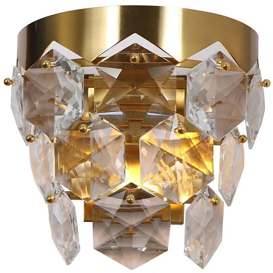Applique di cristallo GRACE 2xE14/40W/230V oro