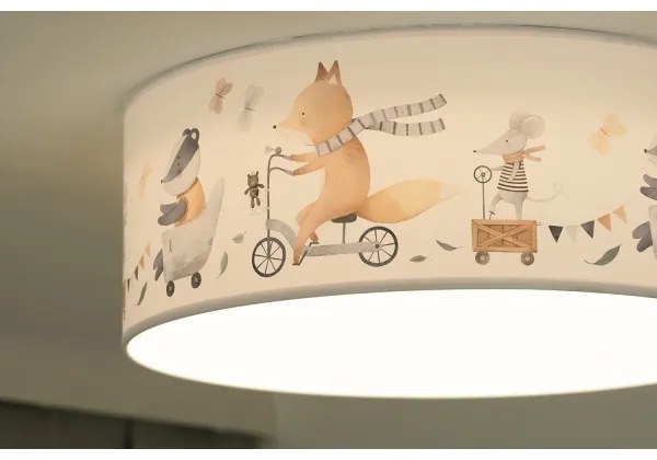 Duolla - Lampada LED da soffitto per bambini CORTINA LED/26W/230V Ø40cm 4000K