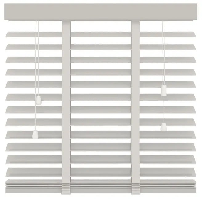 Veneziana Stoccolma in legno, bianco 100 x 130 cm, Larghezza lamelle: 50 mm