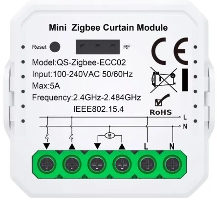 Immax Neo 07580L - Telecomando intelligente per il controllo di tende e tapparelle Tuya