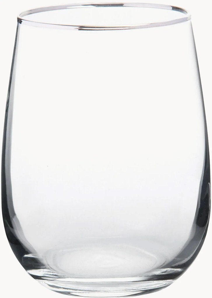 Set di 6 bicchieri Platinum