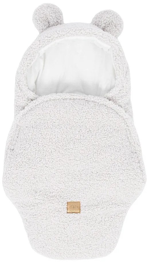 Copertina per neonati avorio in sherpa 45x80 cm – Meowbaby