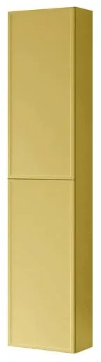 Colonna per mobile bagno Pixel 2 ante P 27 x L 30 x H 160 cm laccato opaco giallo sole