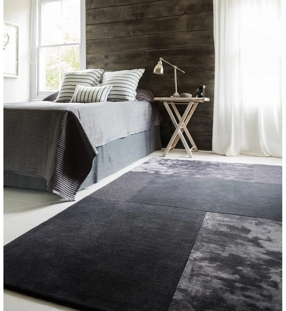 Tappeto antracite , 200 x 290 cm Tate Tonal Textures - Asiatic Carpets