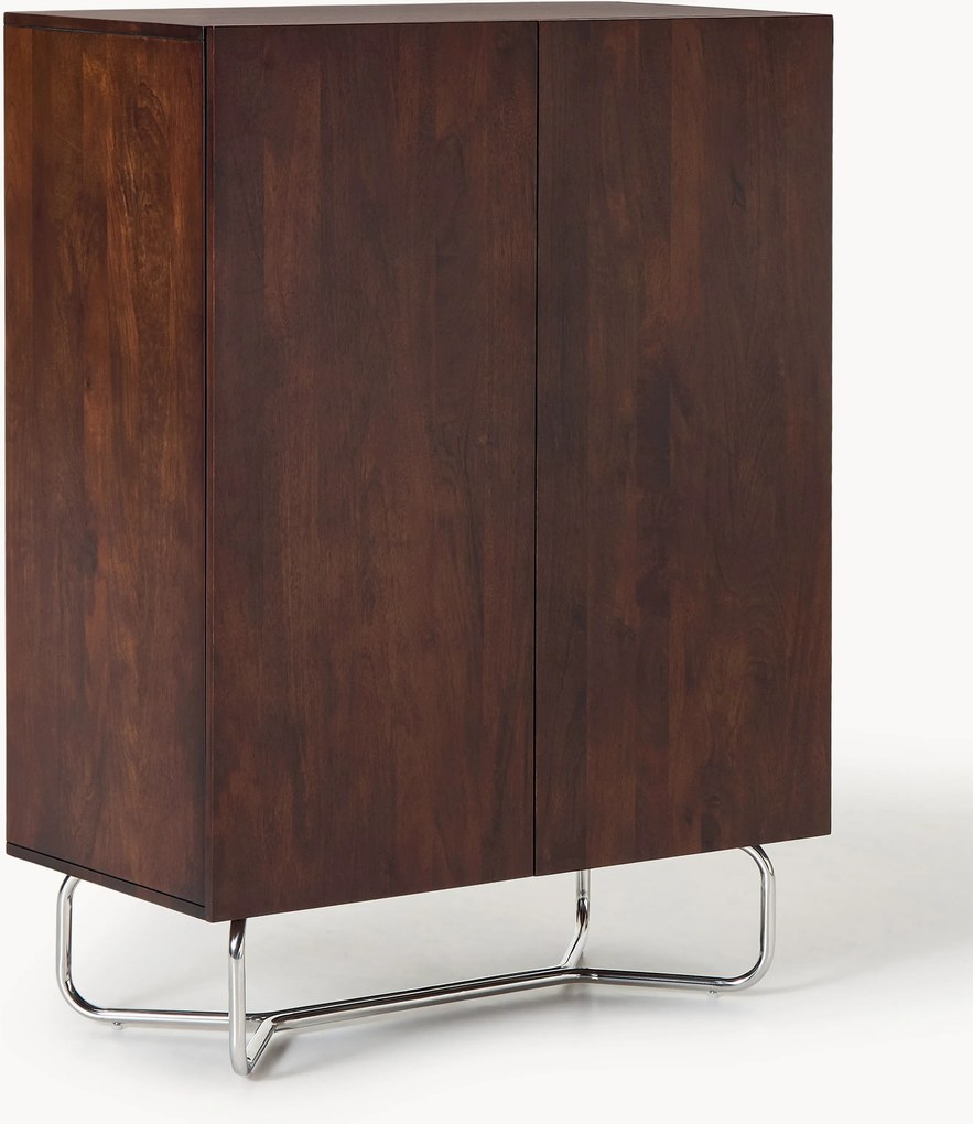 Credenza alta in legno di mango Soren