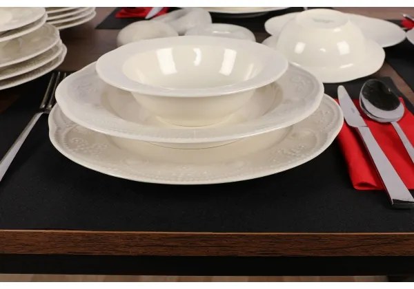 Set da tavola 24 pezzi, bianco/porcellana