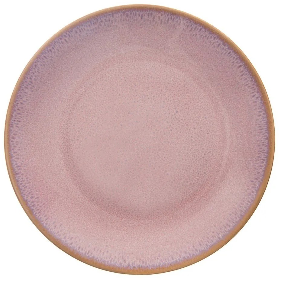 Piatto da dolce rosa in ceramica ø 20,5 cm Glaze – Orion