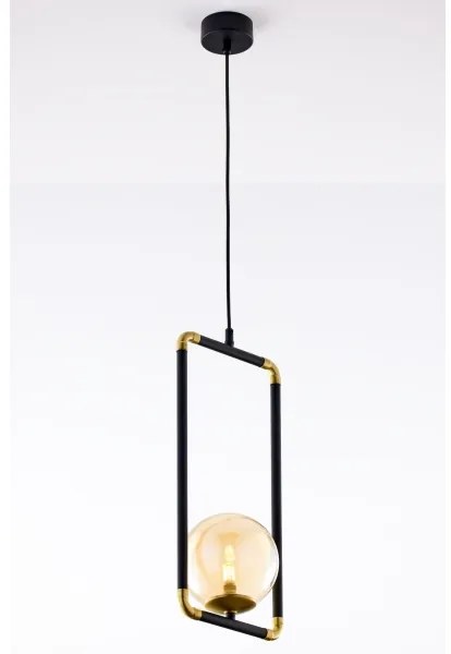 Jupiter 2024 - Lampadario a sospensione con filo ZAFRA 1xG9/10W/230V nero/oro/beige