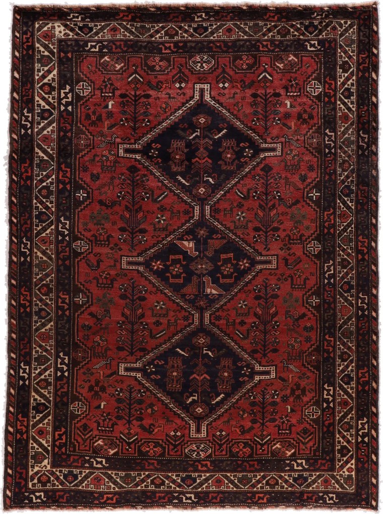 Shiraz Tappeto persiano 220x290 (Iran) Annodato A Mano