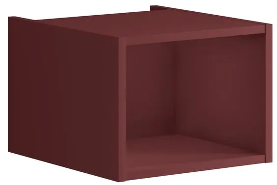 Pensile bagno Brera laccato opaco rosso jaipur P 45.3 x L 39.9 x H 30 cm