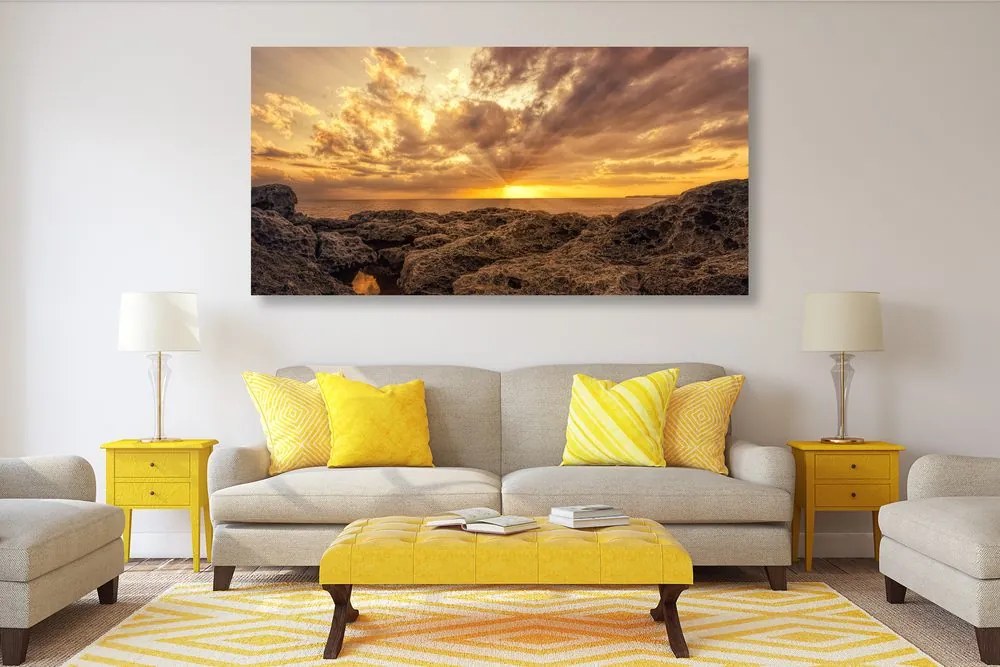 Quadro su tela – Scogliere del mare