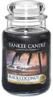 Black Coconut, candela in giara grande Yankee Candle