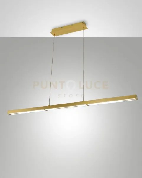 Ling lampada a sospensione ottone satinato a led 3000k - 40w - 4800...