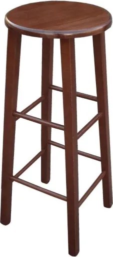 Sgabello TONDO in legno massello h80 cm