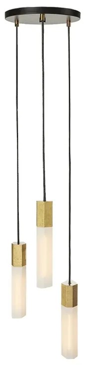 Basalt Triple Lampada a Sospensione Ottone - Tala