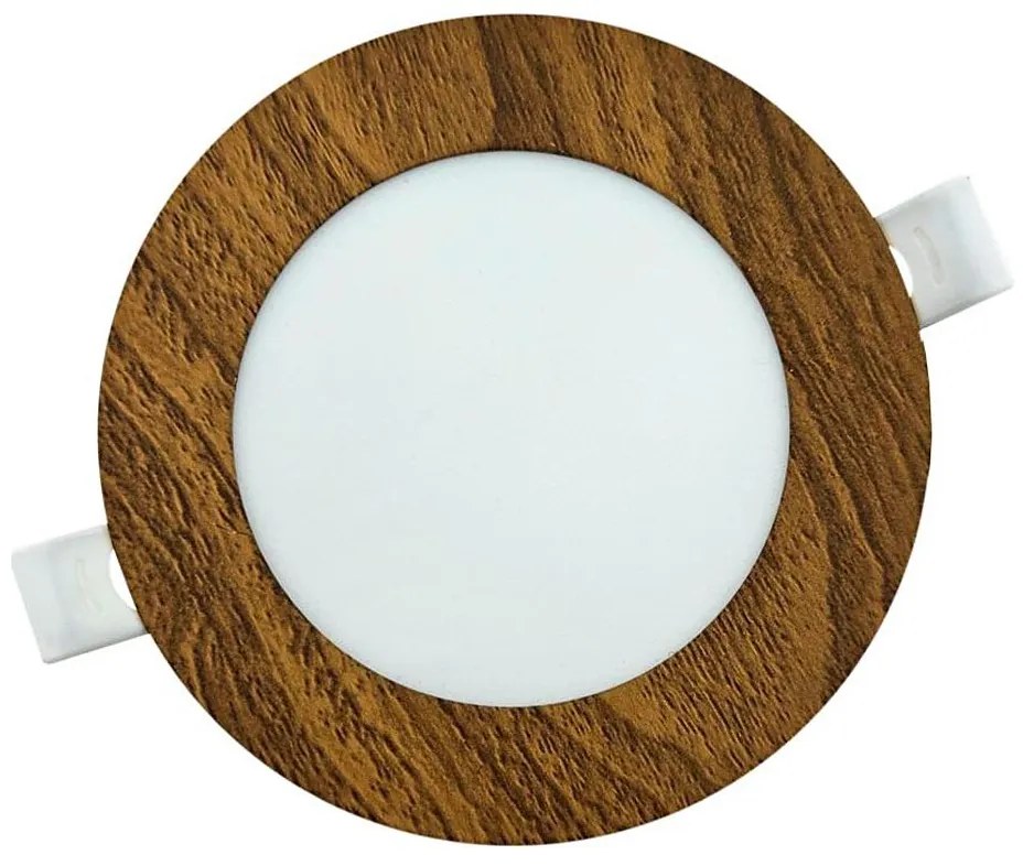 Lampada LED da incasso CIRCLE LED/6W/230V 4200K diametro 11,8 cm marrone