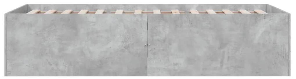 Giroletto grigio cemento 90x200 cm in legno multistrato