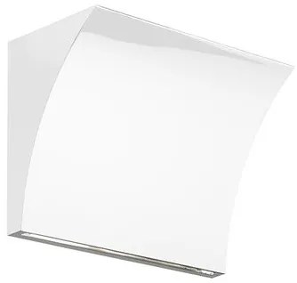 Flos Pochette Up/Down Led Lampada 20x14 cm Da Parete a luce diretta/indiretta in zama Bianco