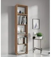 KIT LIBRERIA 4 RIPIANI ROVERE BAR. CM.L45XH183XD25