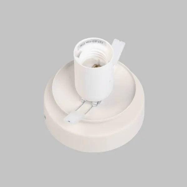 Plafoniera MOONLIGHT 1xE27/15W/230V Ø 16 cm crema