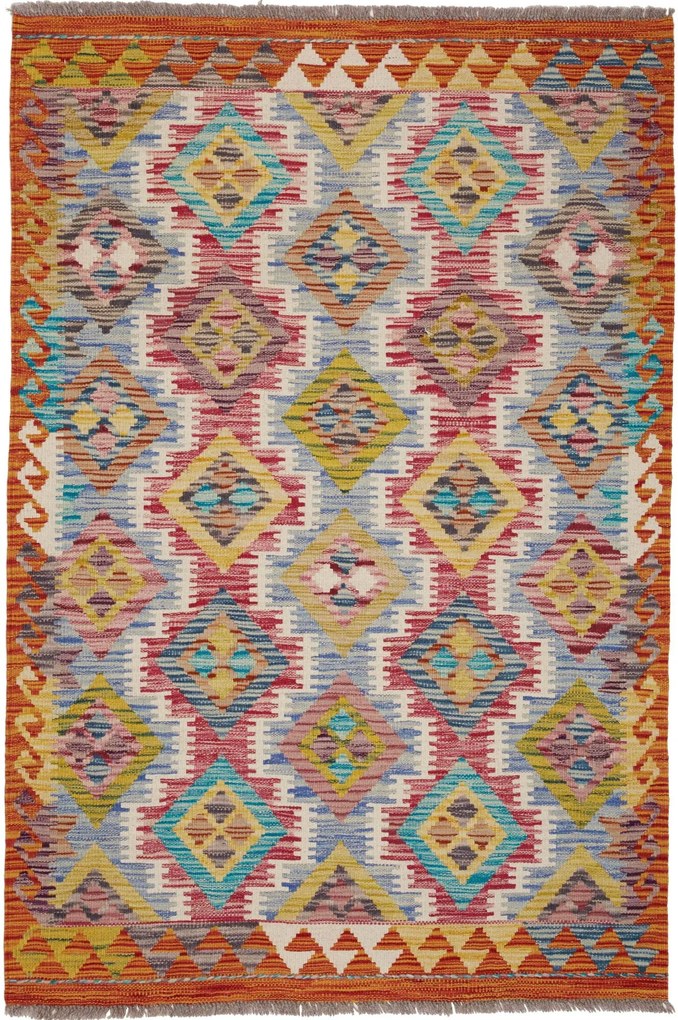 Kilim Tappeto 100x150 (Pakistan) Tessuto A Mano