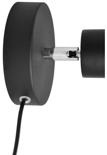 Luce Spot da parete TUNE 1xE27/20W/230V nero