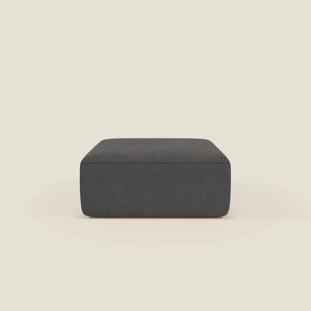 BonBon pouf divano modulare in 2 dimensioni in tessuto smacchiabile T23 antracite
