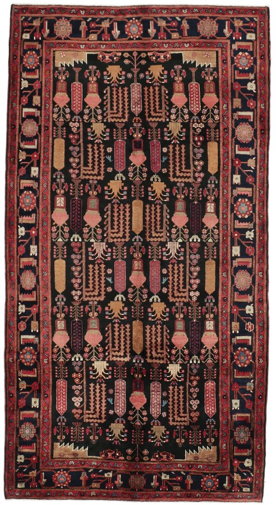 Hamedan Tappeto 170 x 300 (Iran) Annodato A Mano