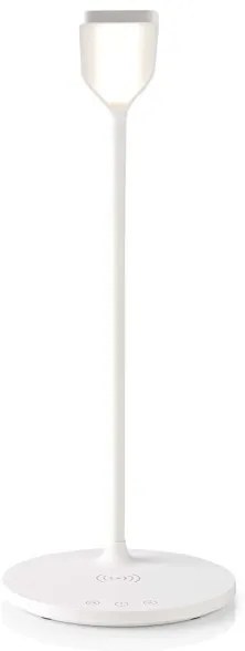 Nedis LTLGQ4M2WT - Lampada dimmerabile con ricarica wireless Qi LED/5,5W/230V 2700-6500K