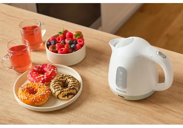 Sencor - Bollitore 1 l 1100W/230V bianco/beige