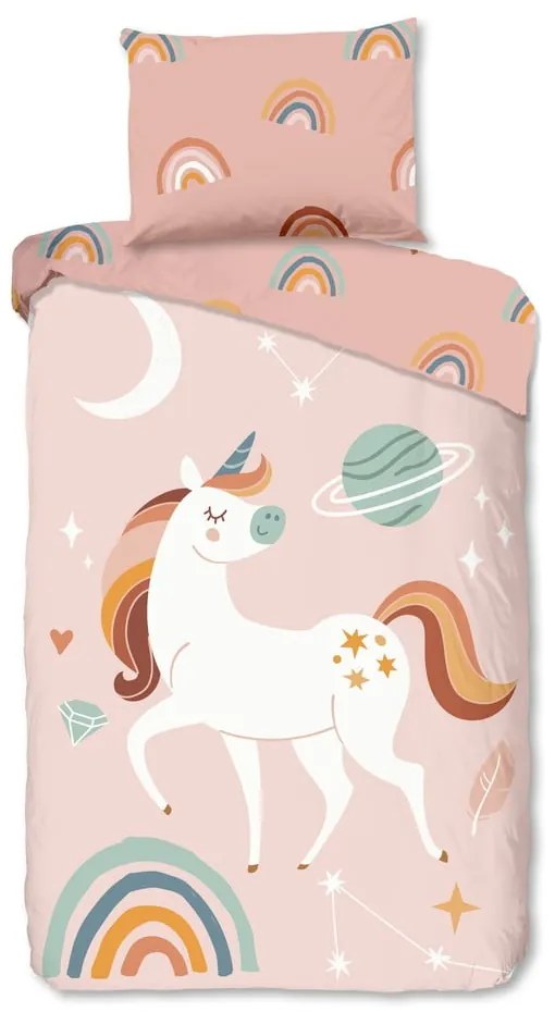 Biancheria da letto per bambini in flanella per letto singolo 140x200 cm Unidance - Good Morning