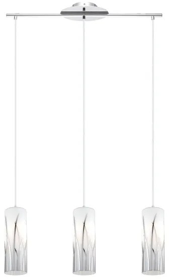 Eglo 92741 - Lampada a sospensione RIVATO 3xE27/60W/230V