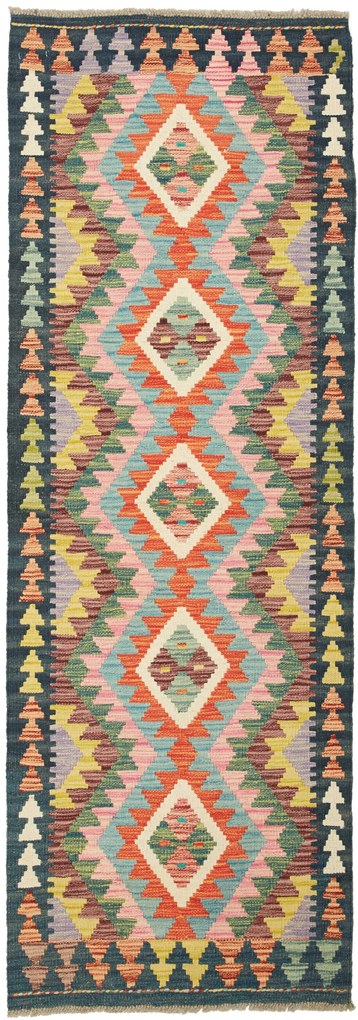 Kilim Tappeto 190 x 70 (Pakistan) Tessuto A Mano