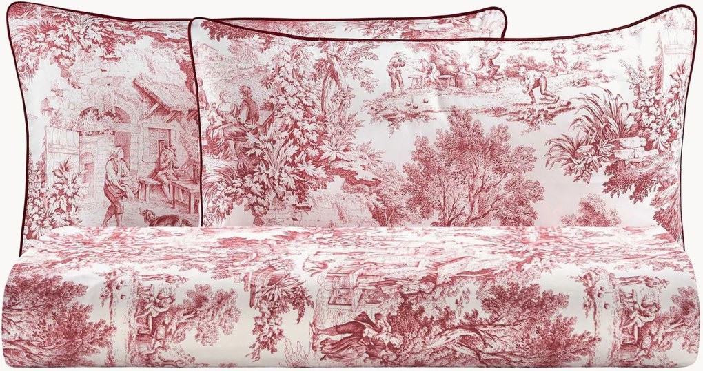 Set di biancheria da letto in percalle di cotone Toile