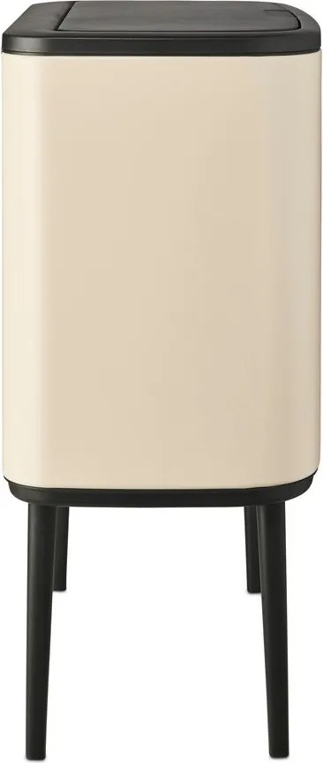 Bidone in acciaio beige touch per raccolta differenziata 33 l Bo Touch Bin - Brabantia