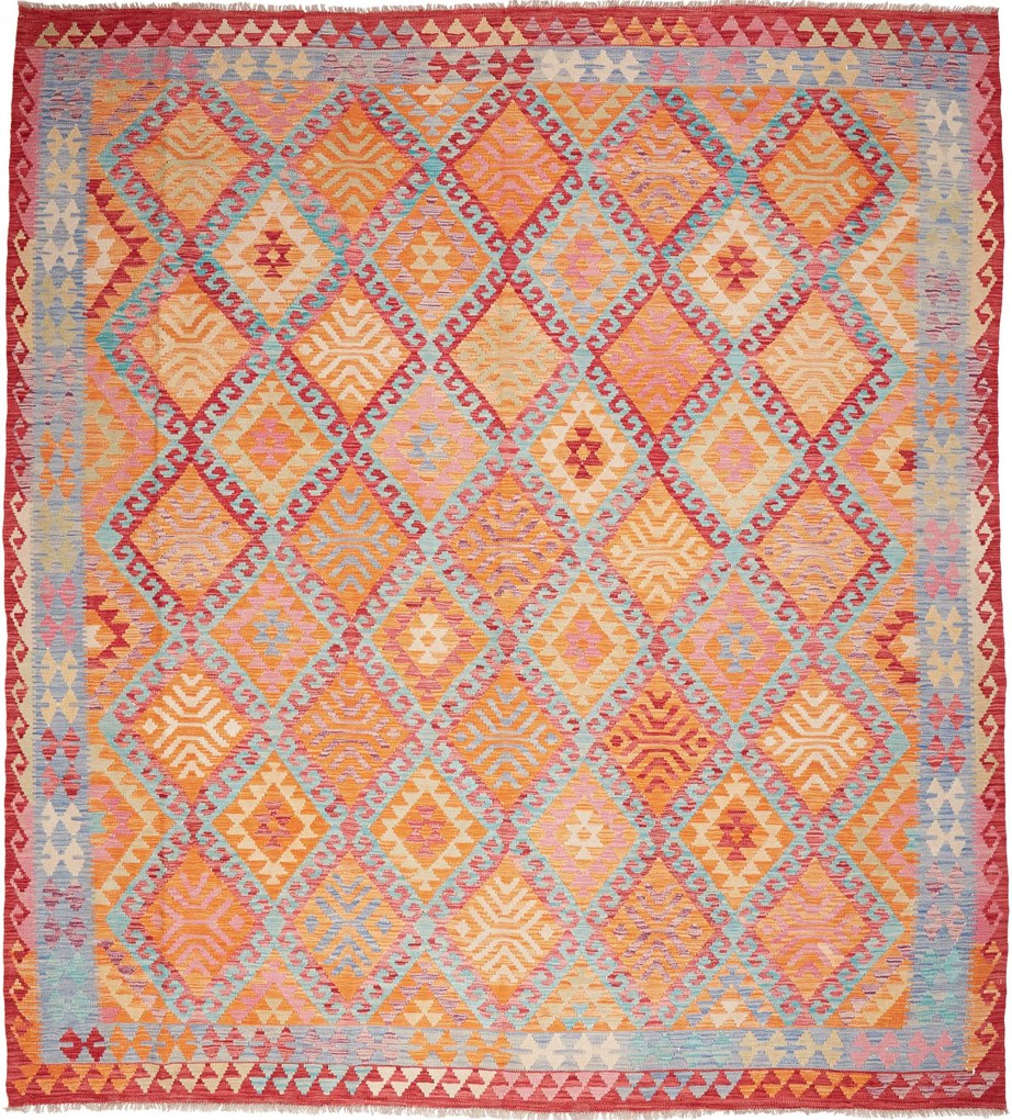 Kilim Tappeto 260 x 280 (Pakistan) Tessuto A Mano