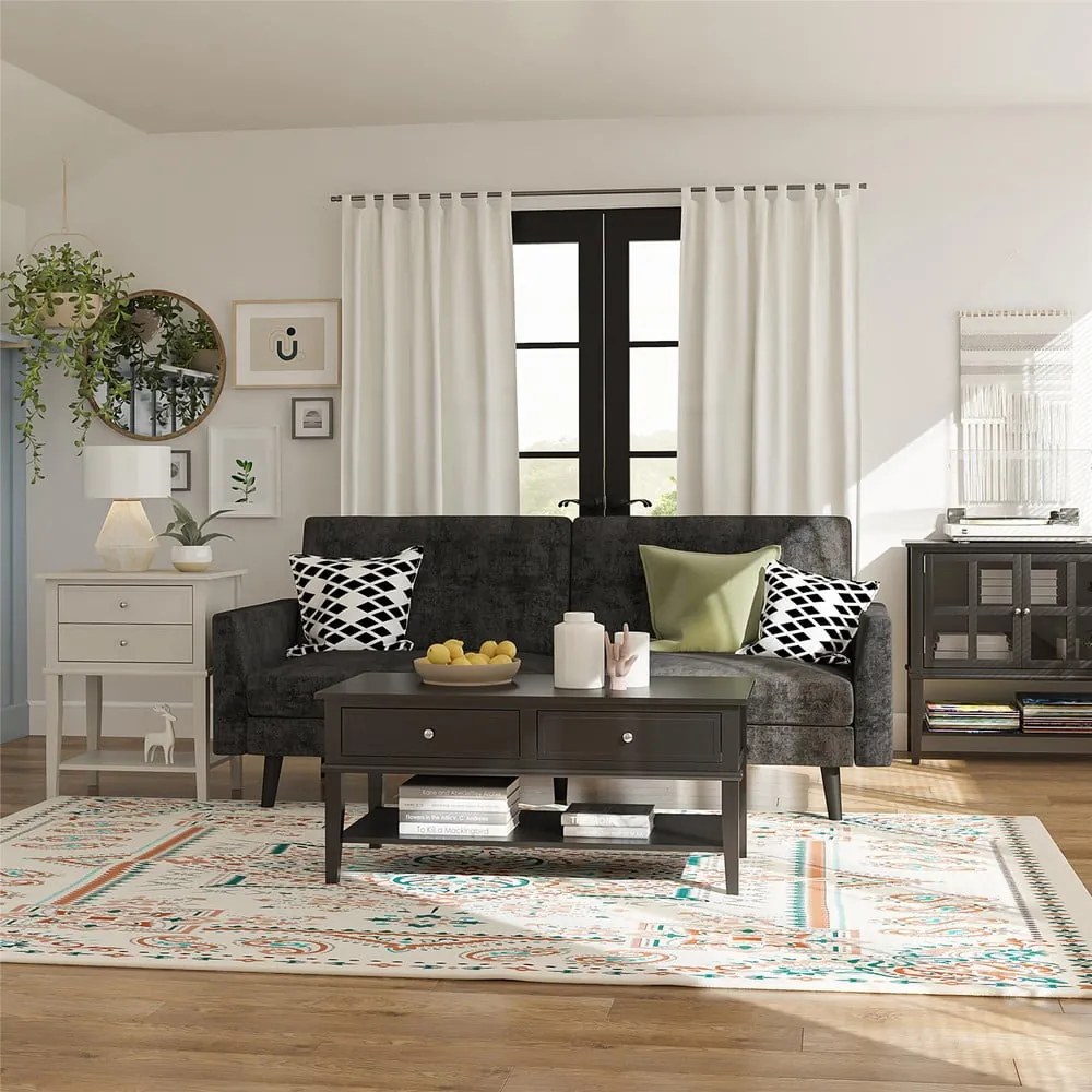 Comodino grigio chiaro Franklin - Støraa