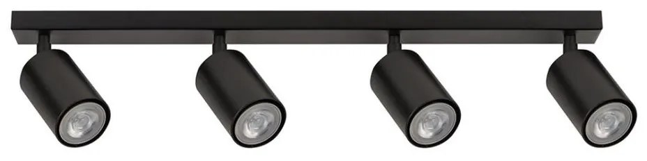 Luce Spot ZOOM 4xGU10/25W/230V nero