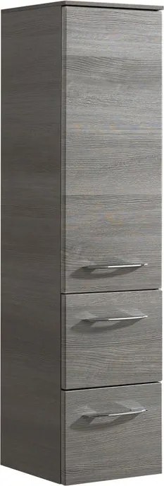 Colonna per mobile bagno Cassca PELIPAL 2 cassetti 1 anta P 33 x L 30 x H 121 cm grigio
